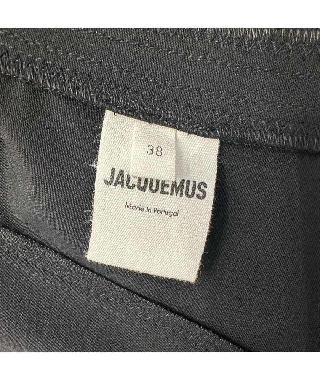 JACQUEMUS Черная шерстяная блузы, фото 4