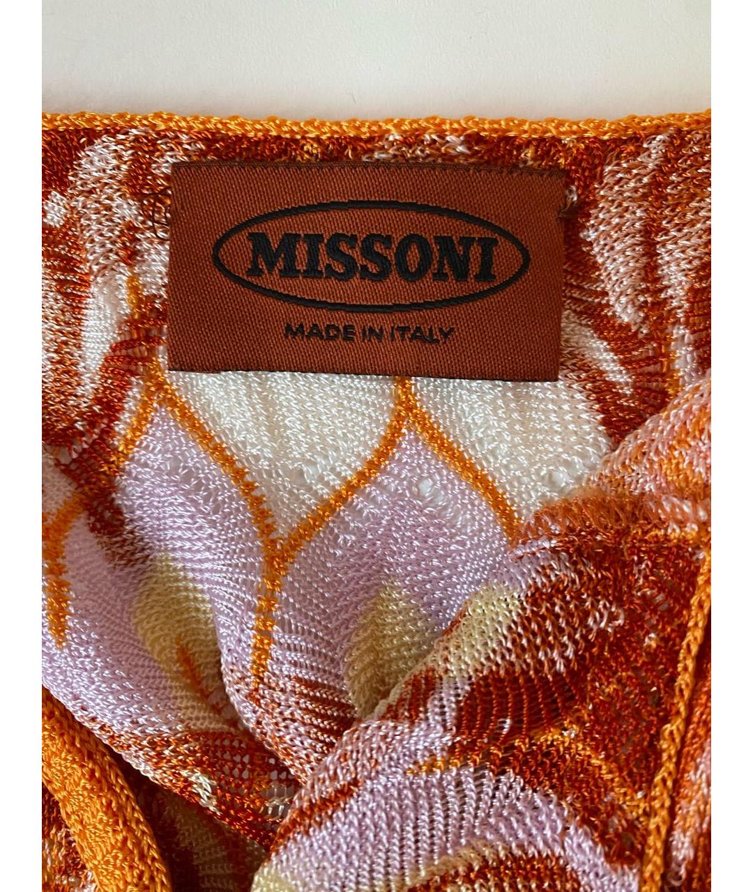 MISSONI Мульти вискозное платье, фото 5