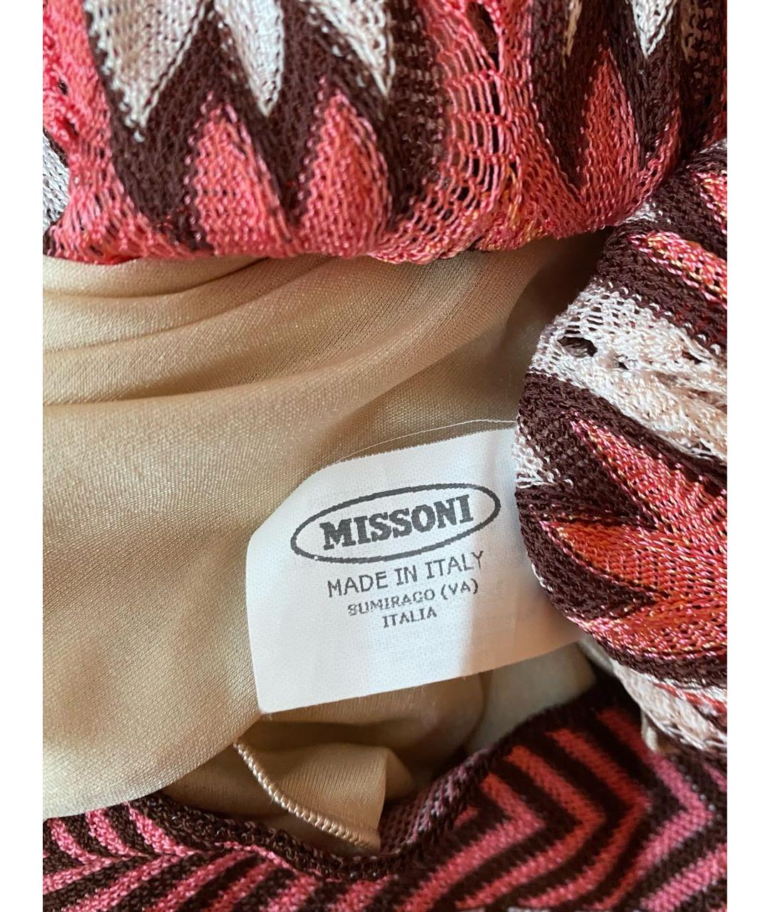 MISSONI Мульти вискозное платье, фото 6