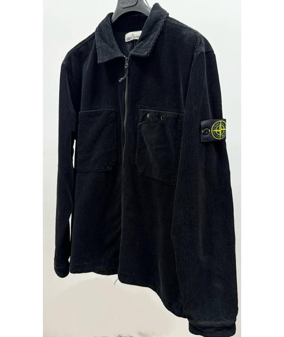 STONE ISLAND Черная куртка, фото 2