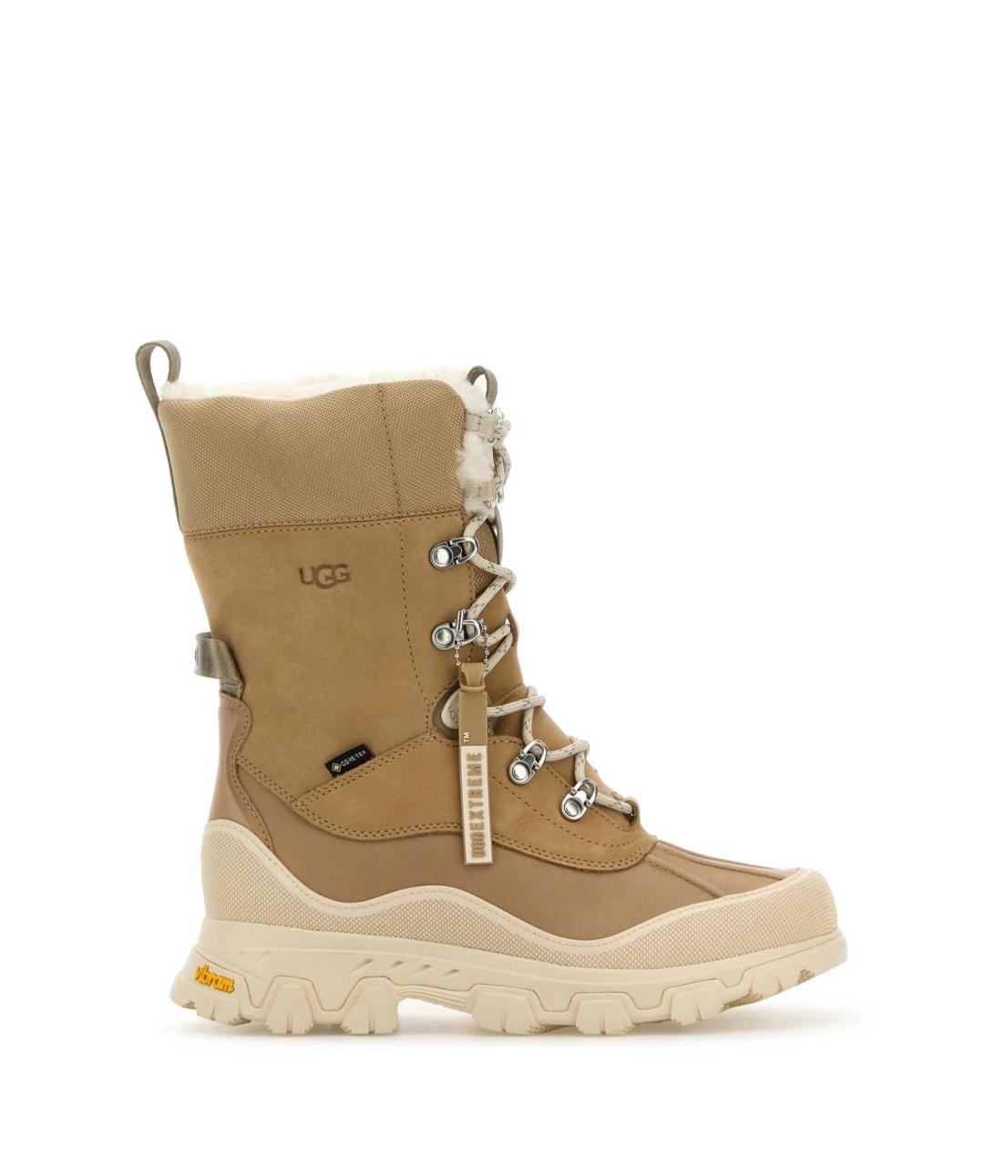 UGG AUSTRALIA Бежевые кожаные ботинки, фото 1