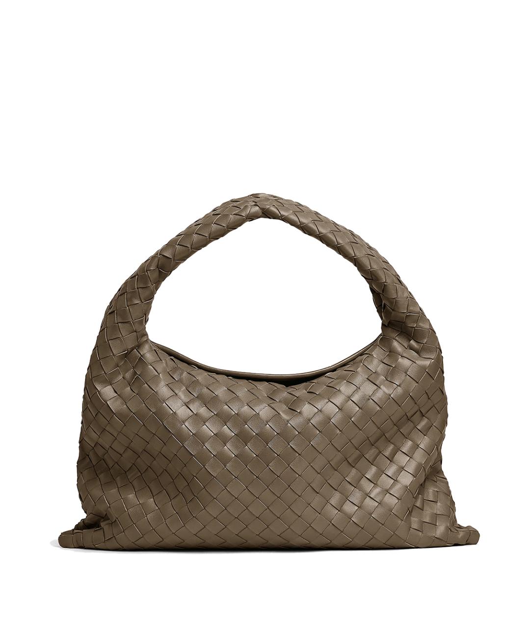 BOTTEGA VENETA Коричневая кожаная сумка через плечо, фото 1