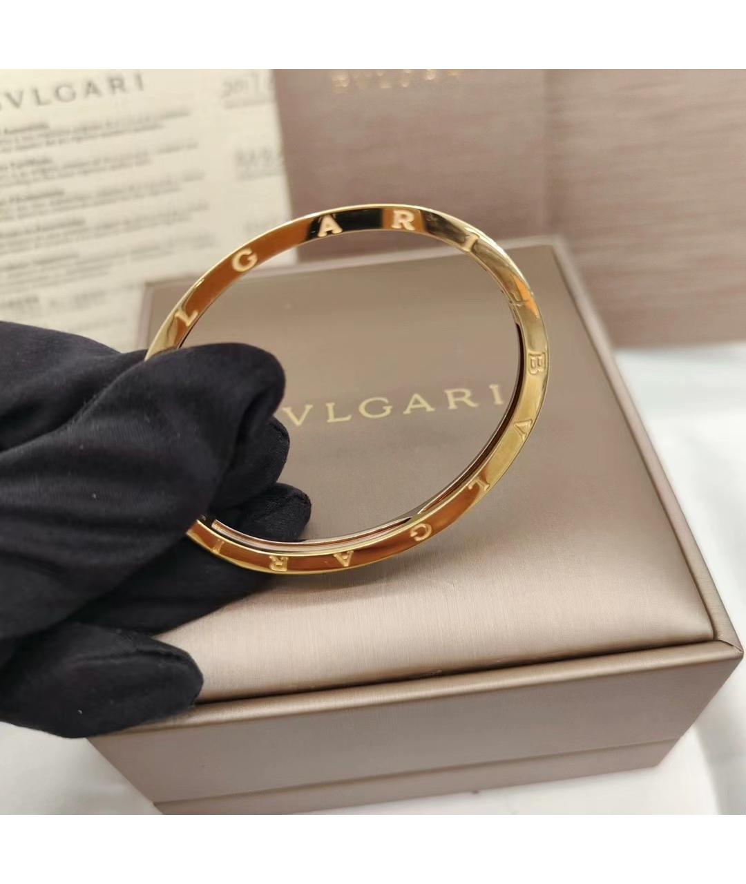 BVLGARI Золотой браслет из желтого золота, фото 4