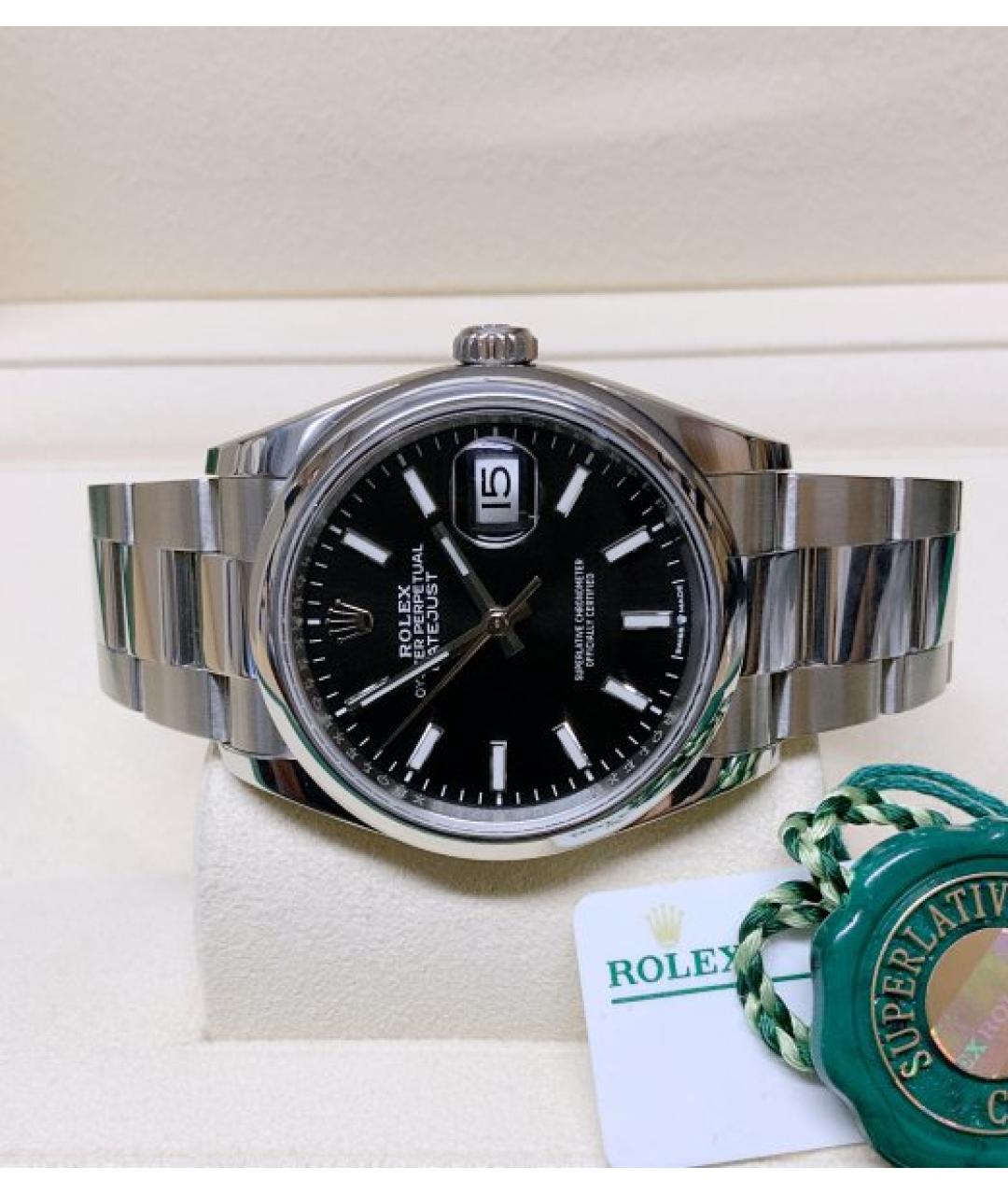 ROLEX Черные часы, фото 3