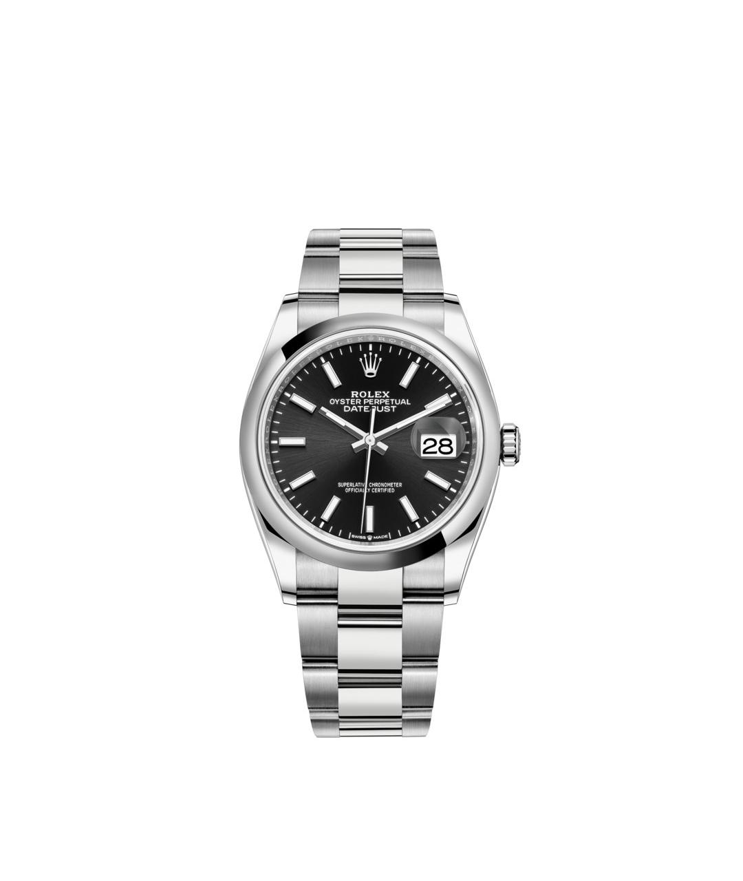 ROLEX Черные часы, фото 1