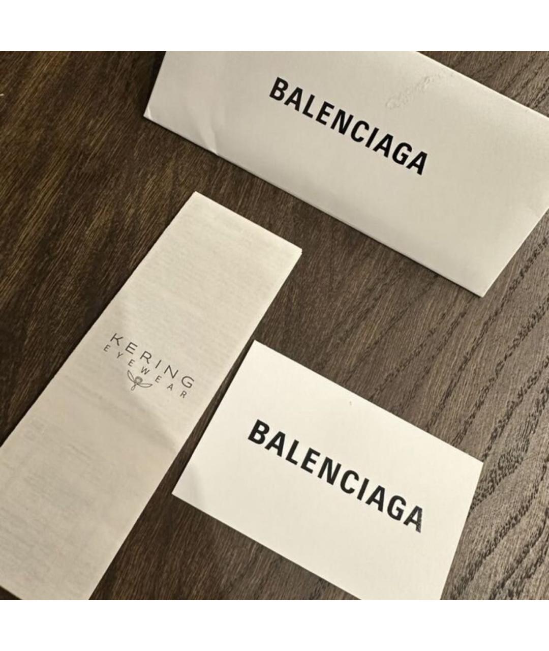 BALENCIAGA Черные металлические солнцезащитные очки, фото 4