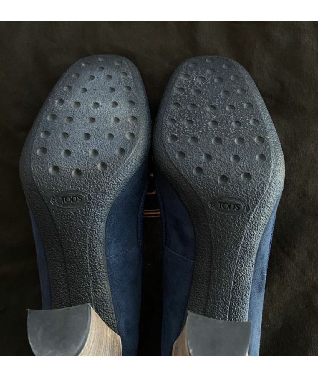 TOD'S Синие замшевые туфли, фото 4