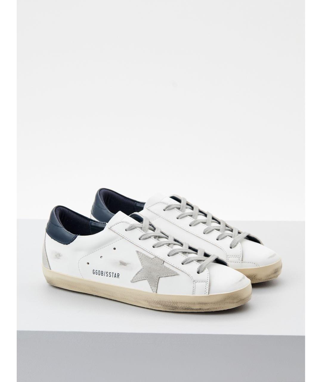 GOLDEN GOOSE DELUXE BRAND Белые кожаные кеды, фото 4