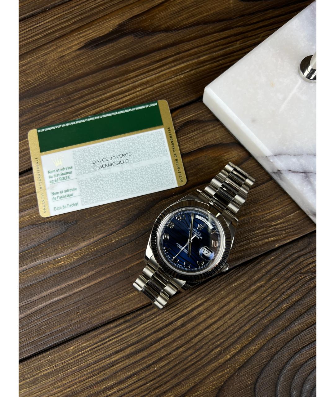 ROLEX Золотые часы из белого золота, фото 3