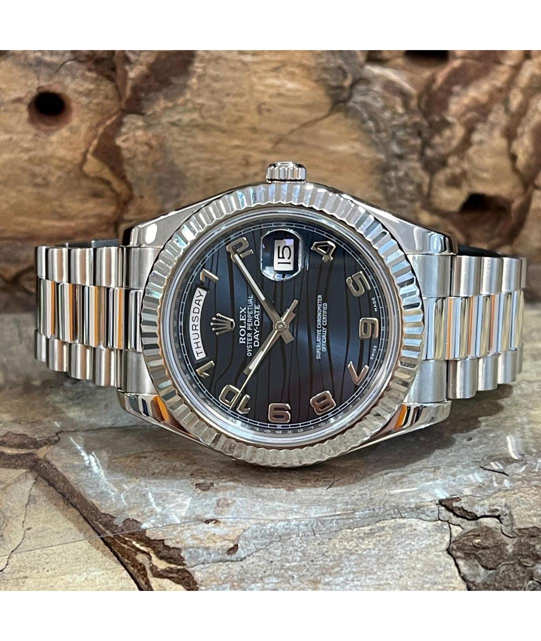 ROLEX Золотые часы из белого золота, фото 3