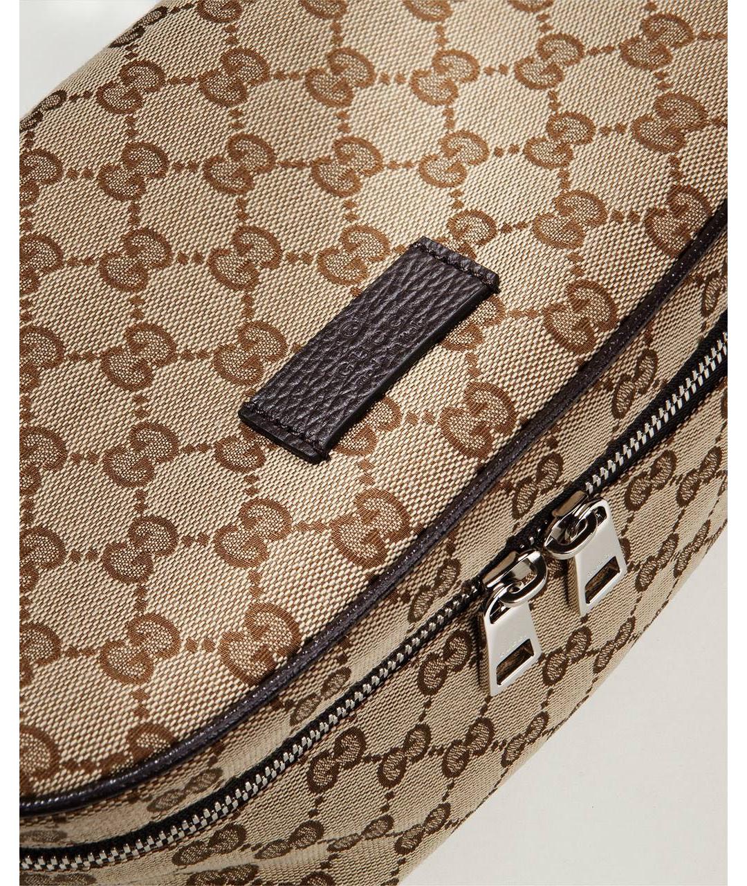 GUCCI Бежевая поясная сумка, фото 2