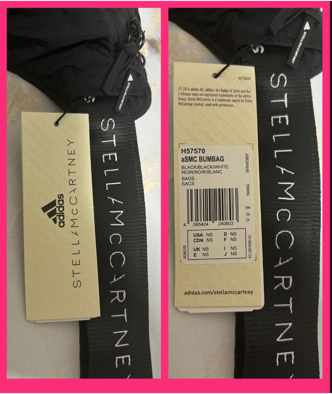 ADIDAS BY STELLA MCCARTNEY Черная поясная сумка, фото 3