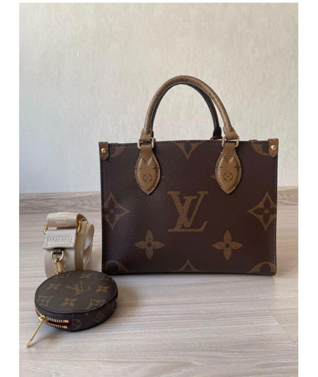 LOUIS VUITTON Коричневая сумка через плечо, фото 3