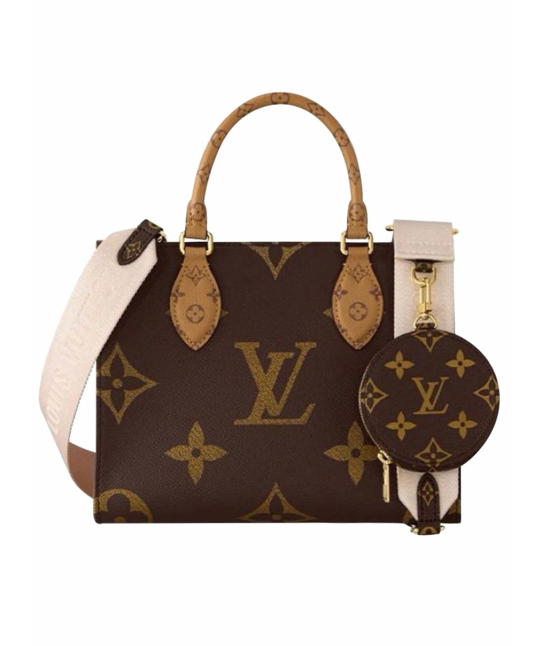 LOUIS VUITTON Коричневая сумка через плечо, фото 1