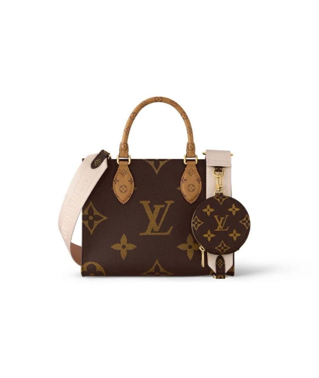 LOUIS VUITTON Коричневая сумка через плечо, фото 9