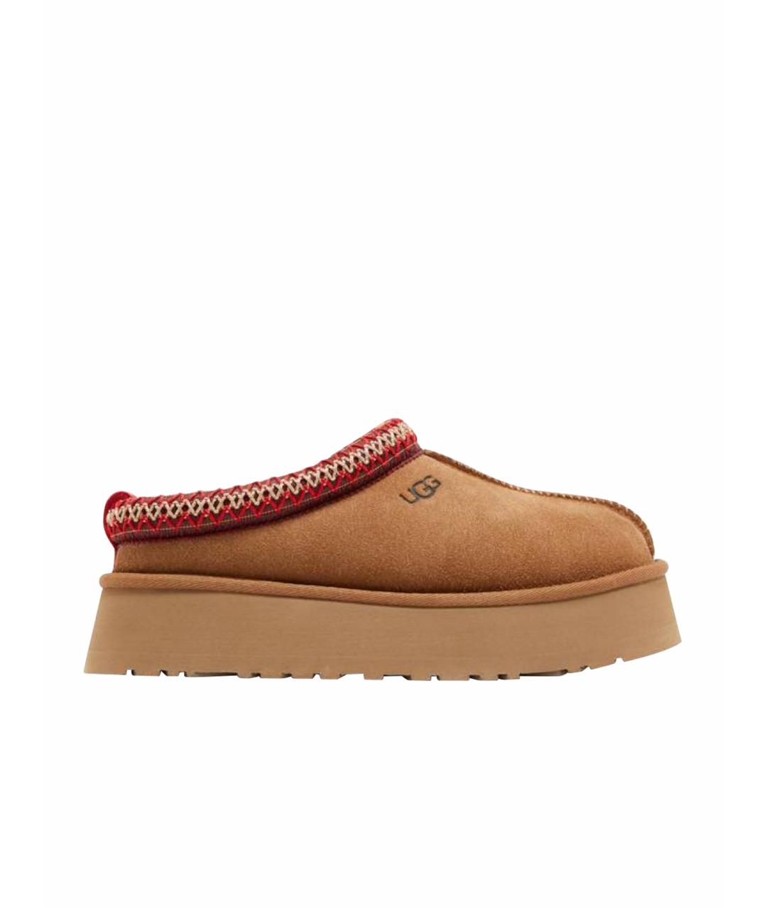 UGG AUSTRALIA Коричневые замшевые мюли, фото 1