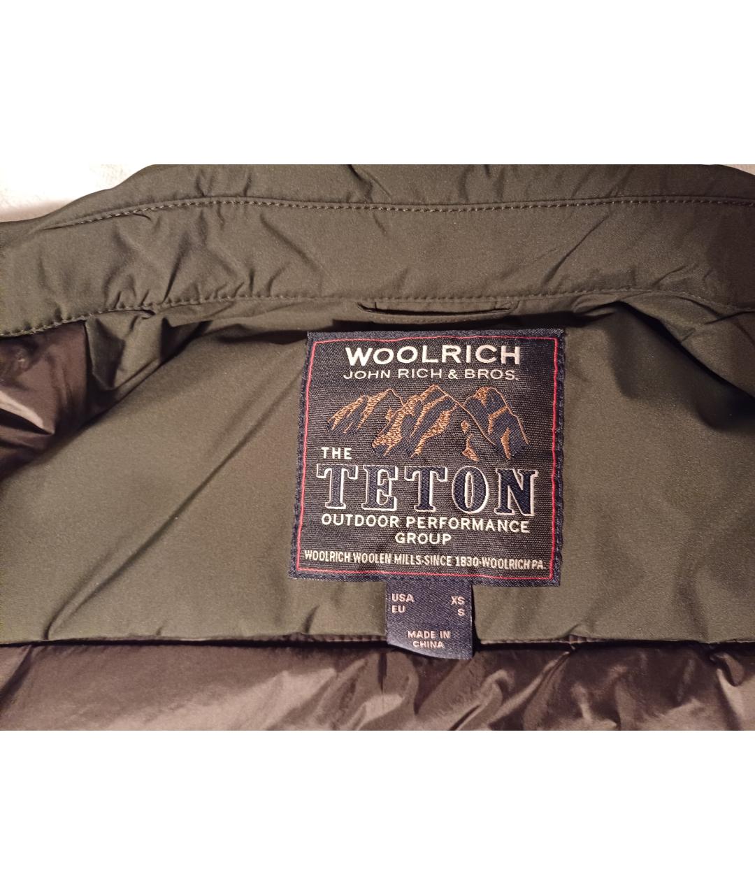 WOOLRICH Серая полиэстеровая куртка, фото 3