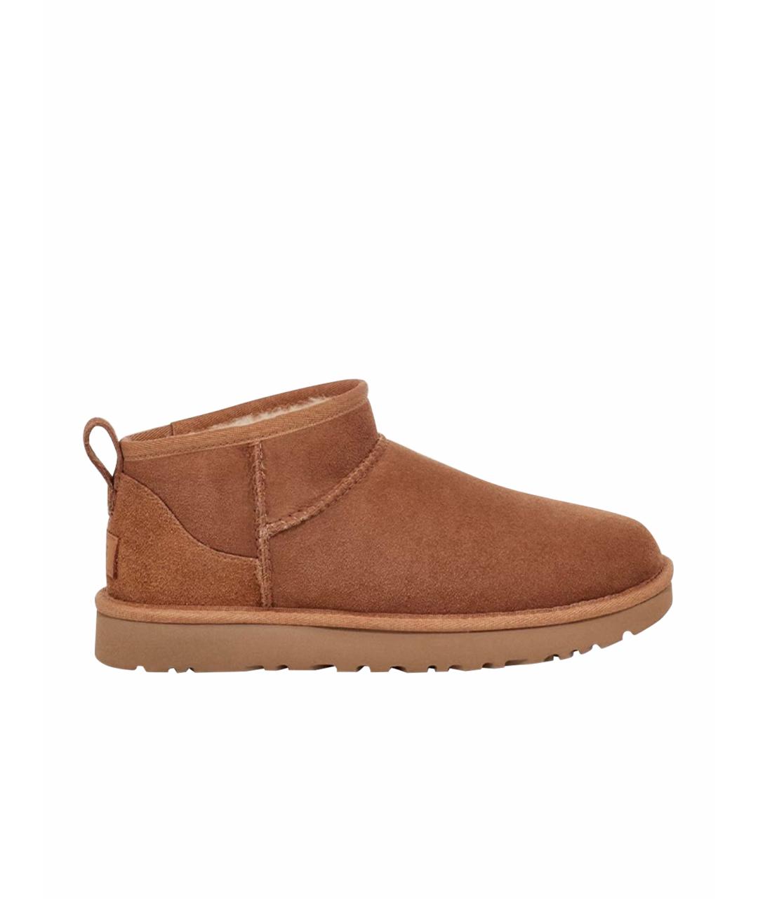 UGG AUSTRALIA Бежевые замшевые ботинки, фото 1