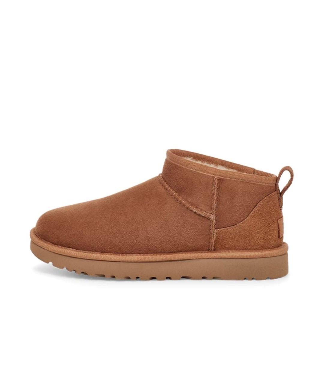 UGG AUSTRALIA Бежевые замшевые ботинки, фото 3