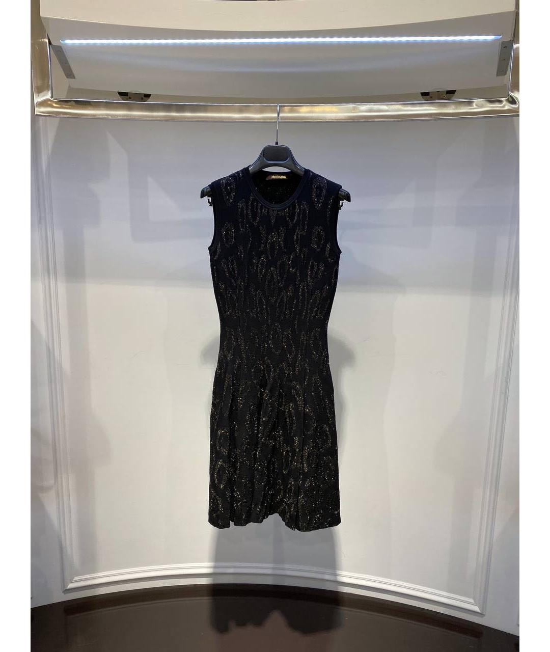 ROBERTO CAVALLI Черное повседневное платье, фото 3