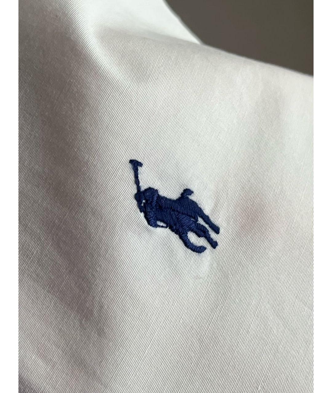 POLO RALPH LAUREN Белая хлопковая рубашка, фото 2