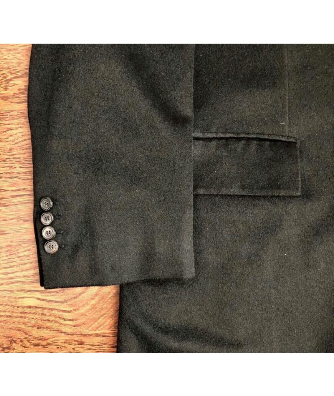 BRIONI Черное шерстяное пальто, фото 3