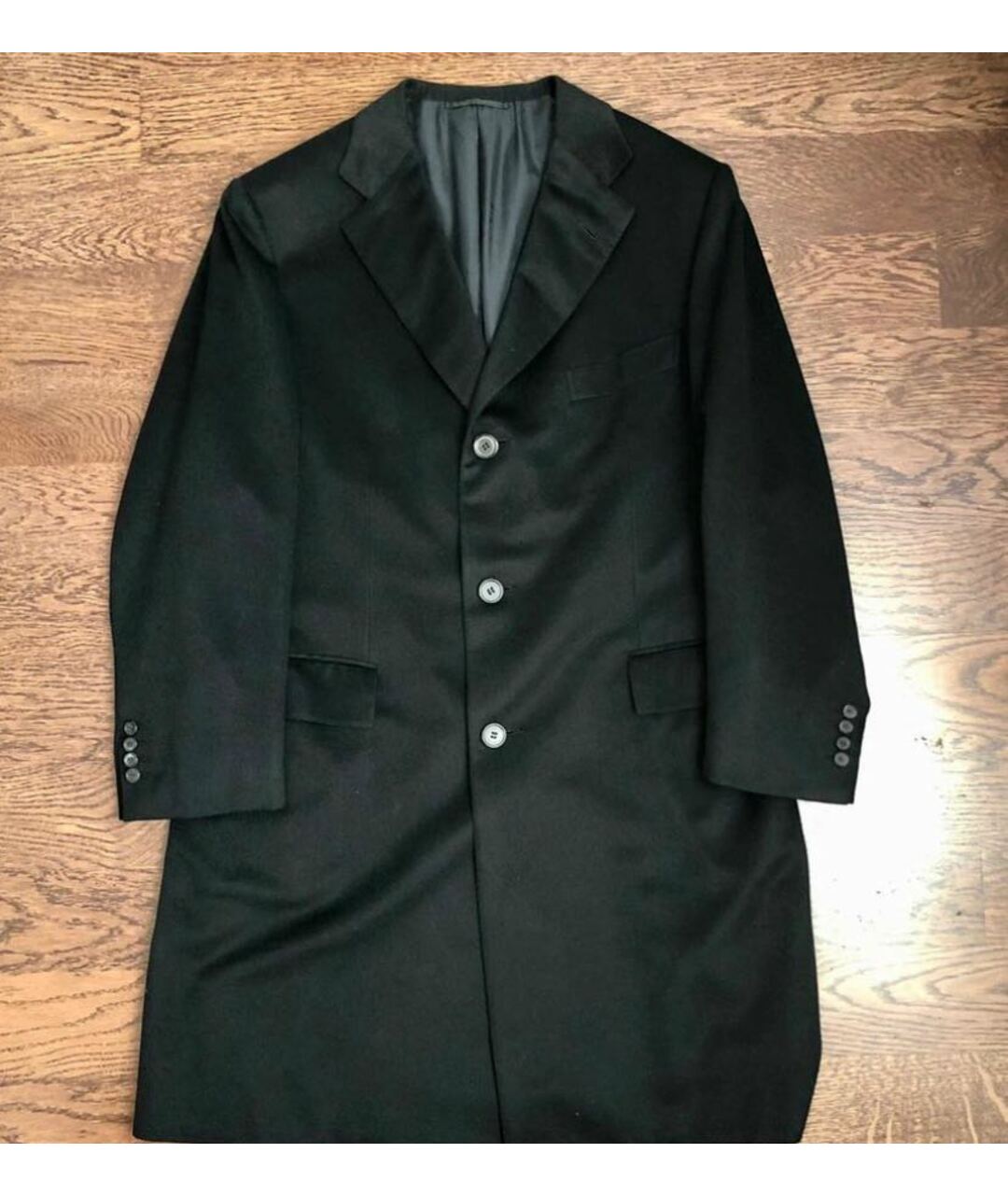 BRIONI Черное шерстяное пальто, фото 8