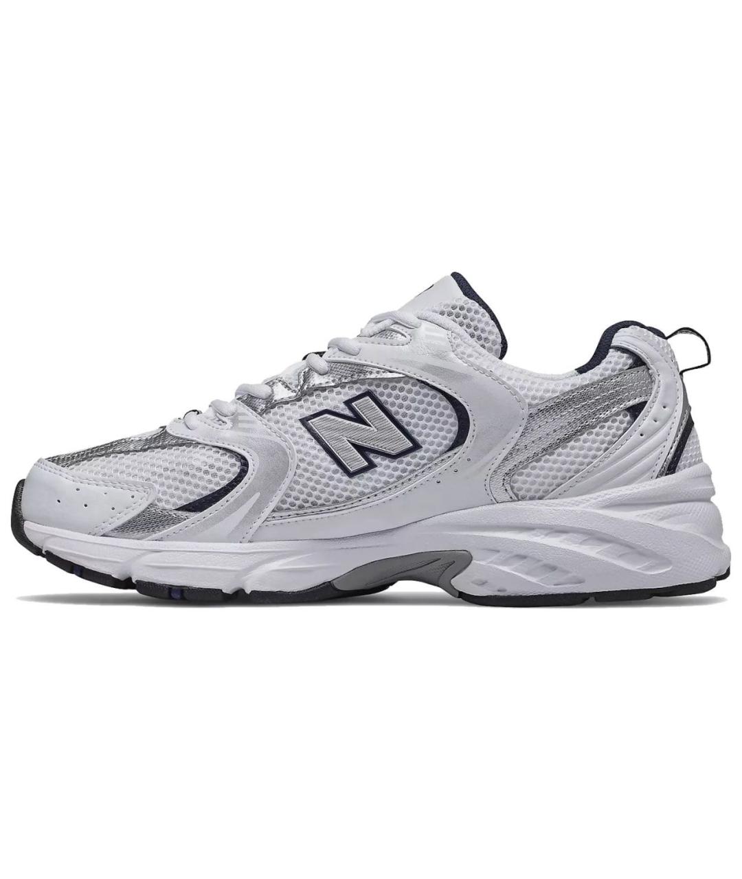 NEW BALANCE Белые текстильные кроссовки, фото 2