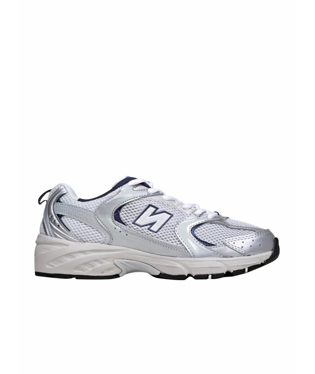 NEW BALANCE Белые текстильные кроссовки, фото 1