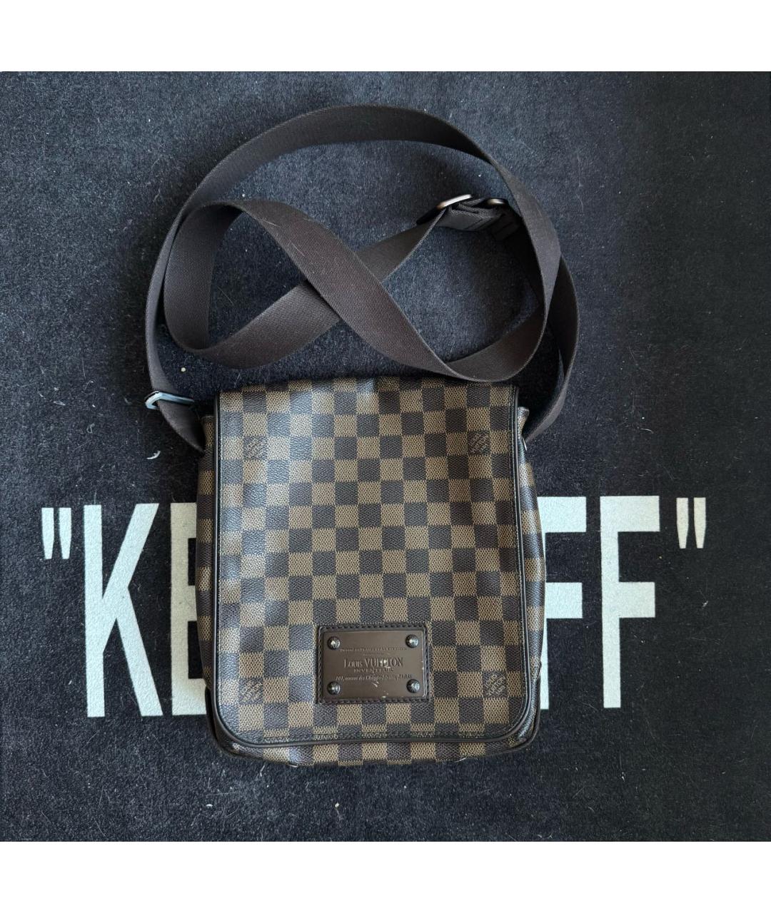 LOUIS VUITTON Коричневая сумка на плечо, фото 9