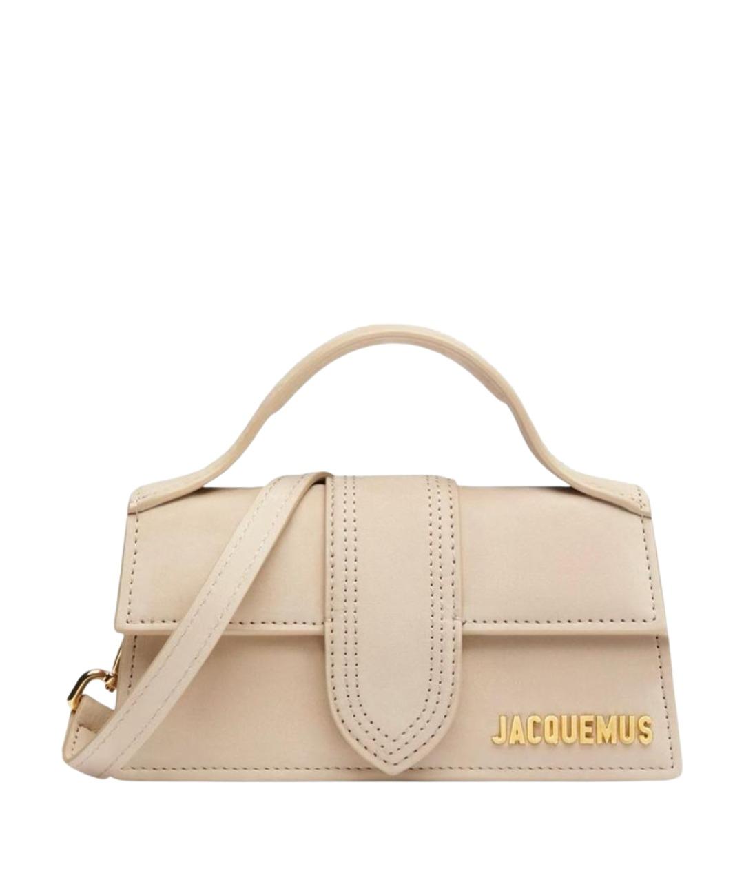 JACQUEMUS Бежевая сумка через плечо, фото 1