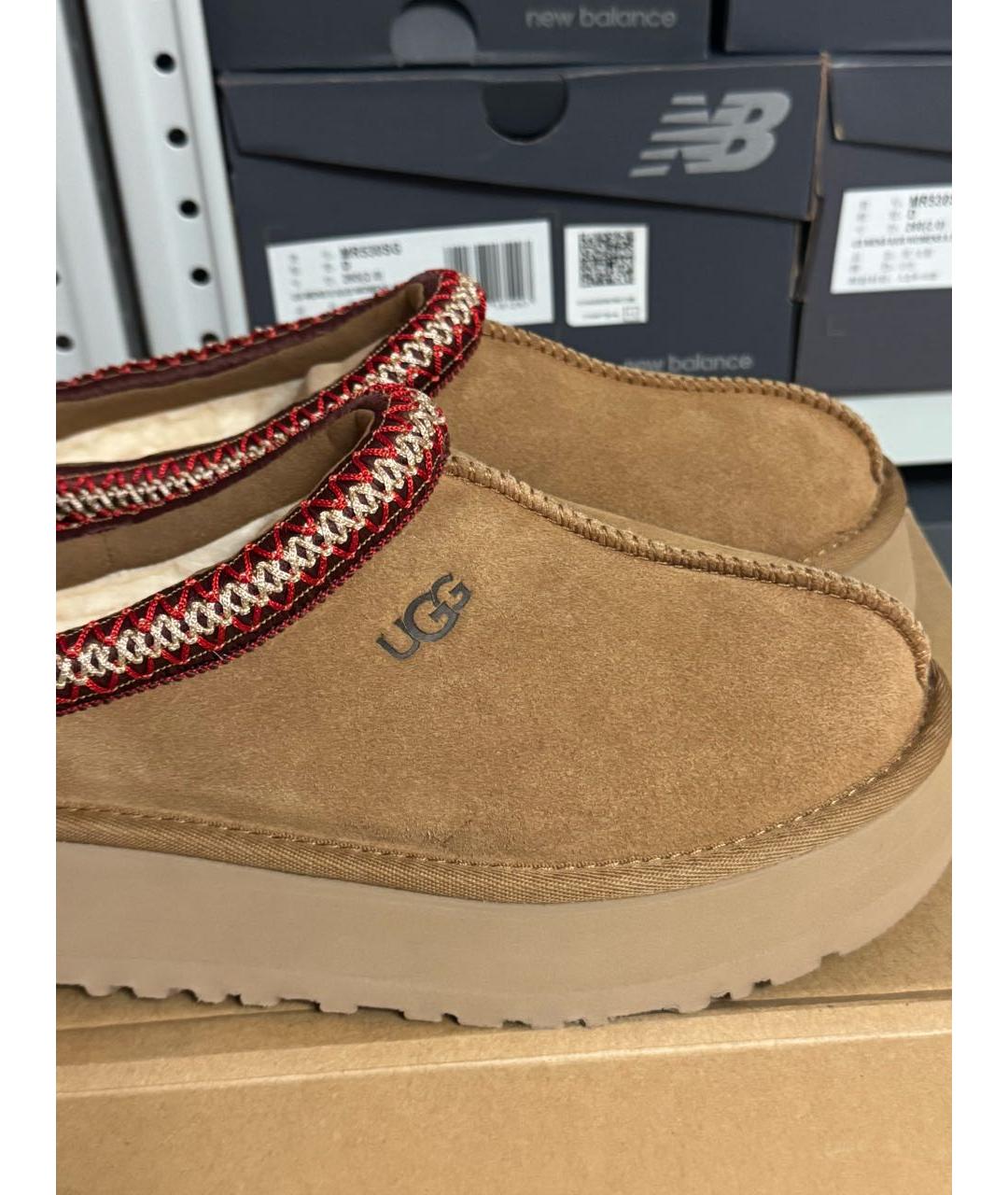 UGG AUSTRALIA Коричневые замшевые мюли, фото 2