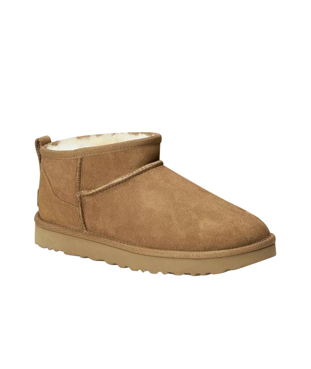 UGG AUSTRALIA Коричневые замшевые ботинки, фото 1