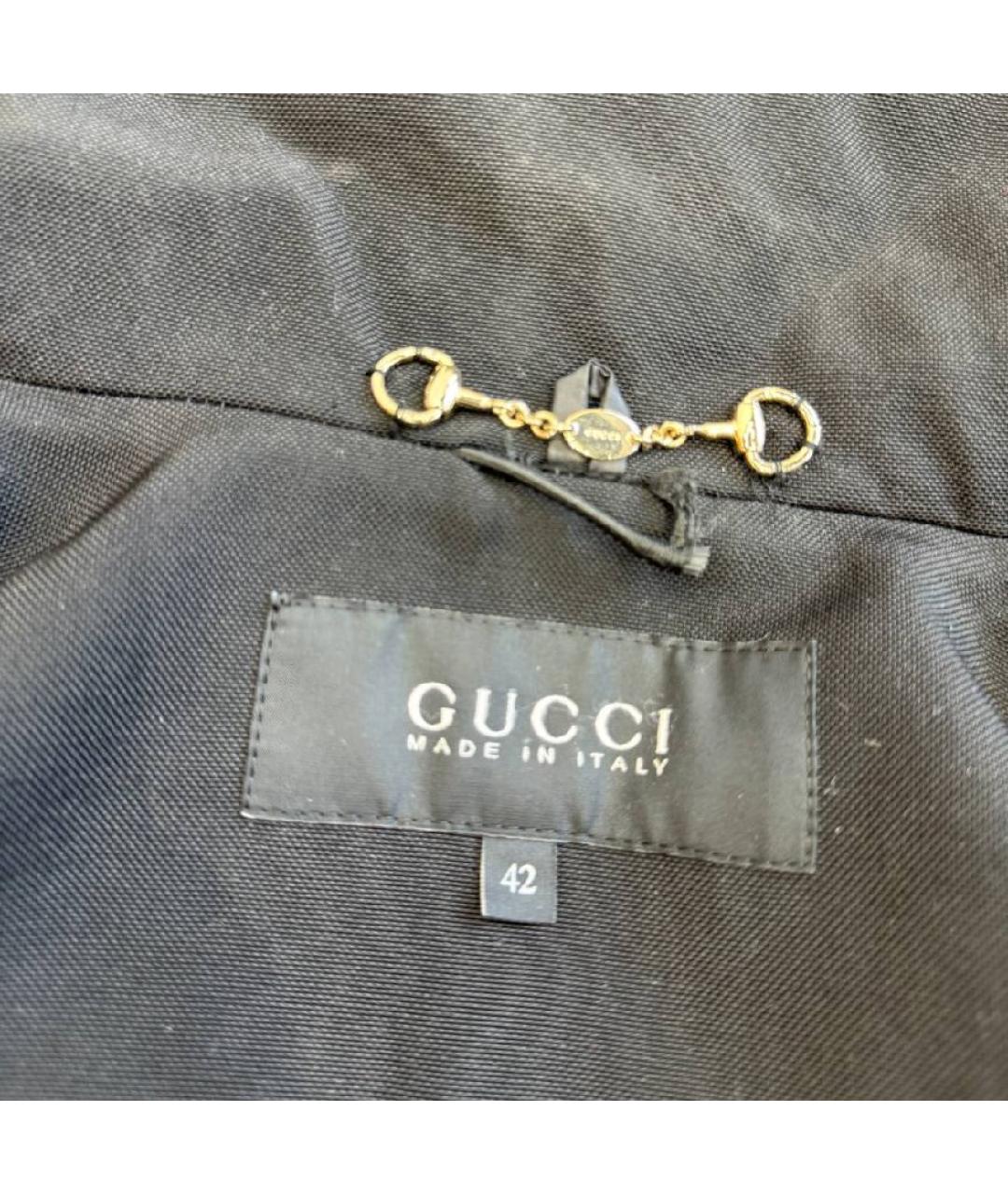 GUCCI Черный тренч/плащ, фото 6