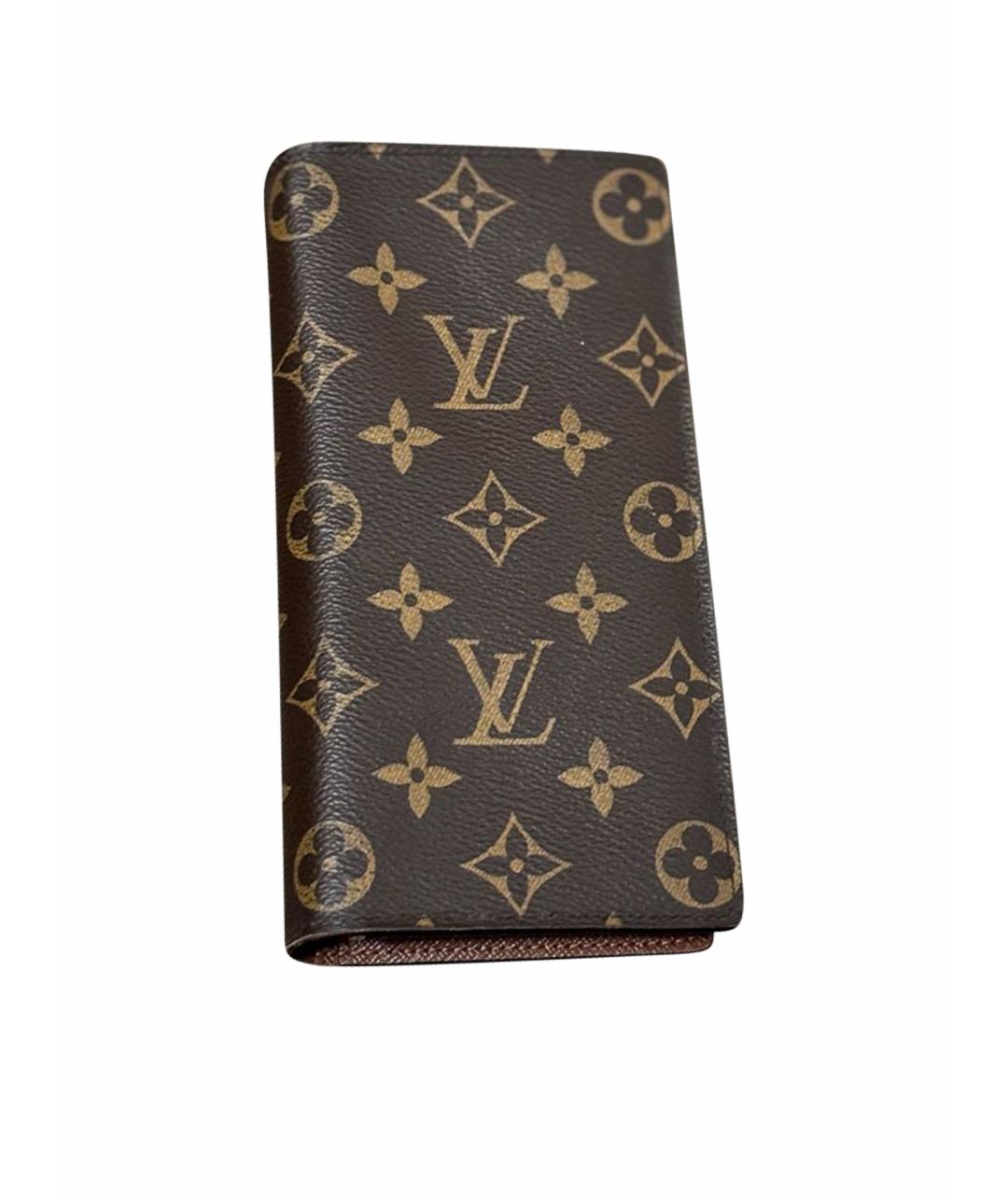 LOUIS VUITTON Коричневый кошелек, фото 1