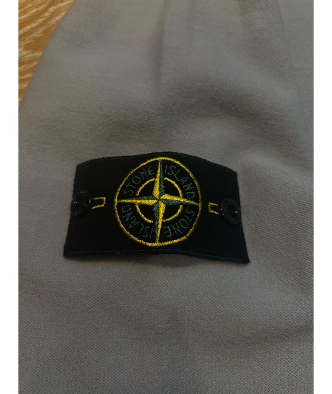 STONE ISLAND Голубой шерстяной джемпер / свитер, фото 4