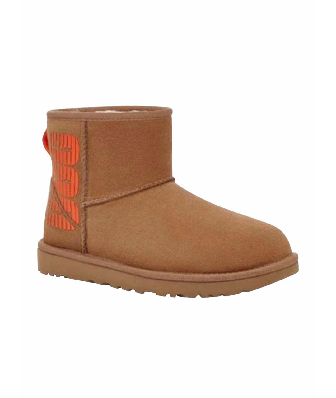 UGG AUSTRALIA Бежевые ботинки, фото 1