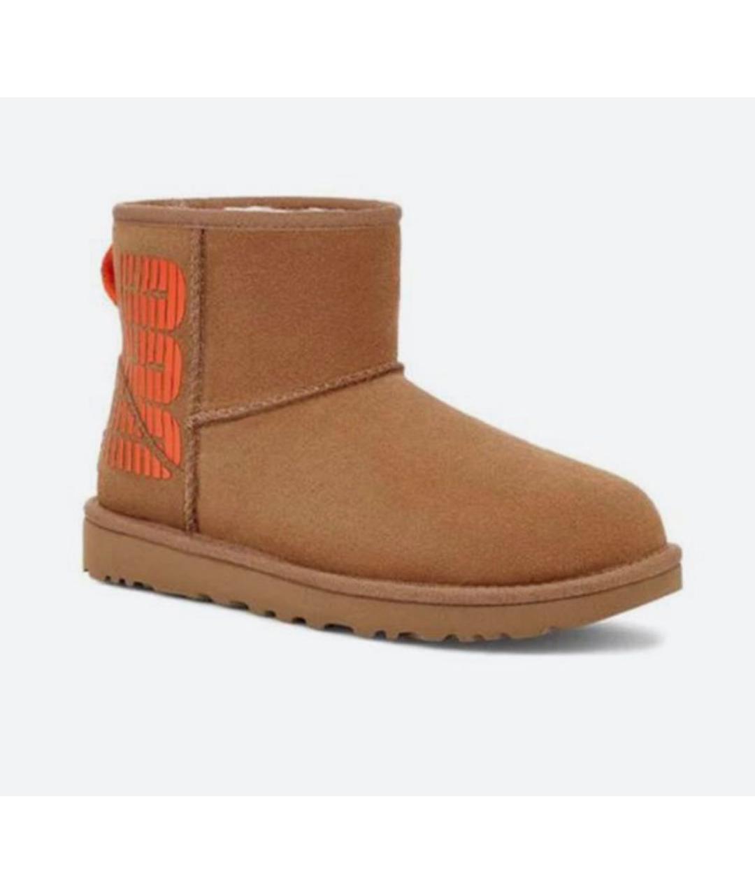 UGG AUSTRALIA Бежевые ботинки, фото 4