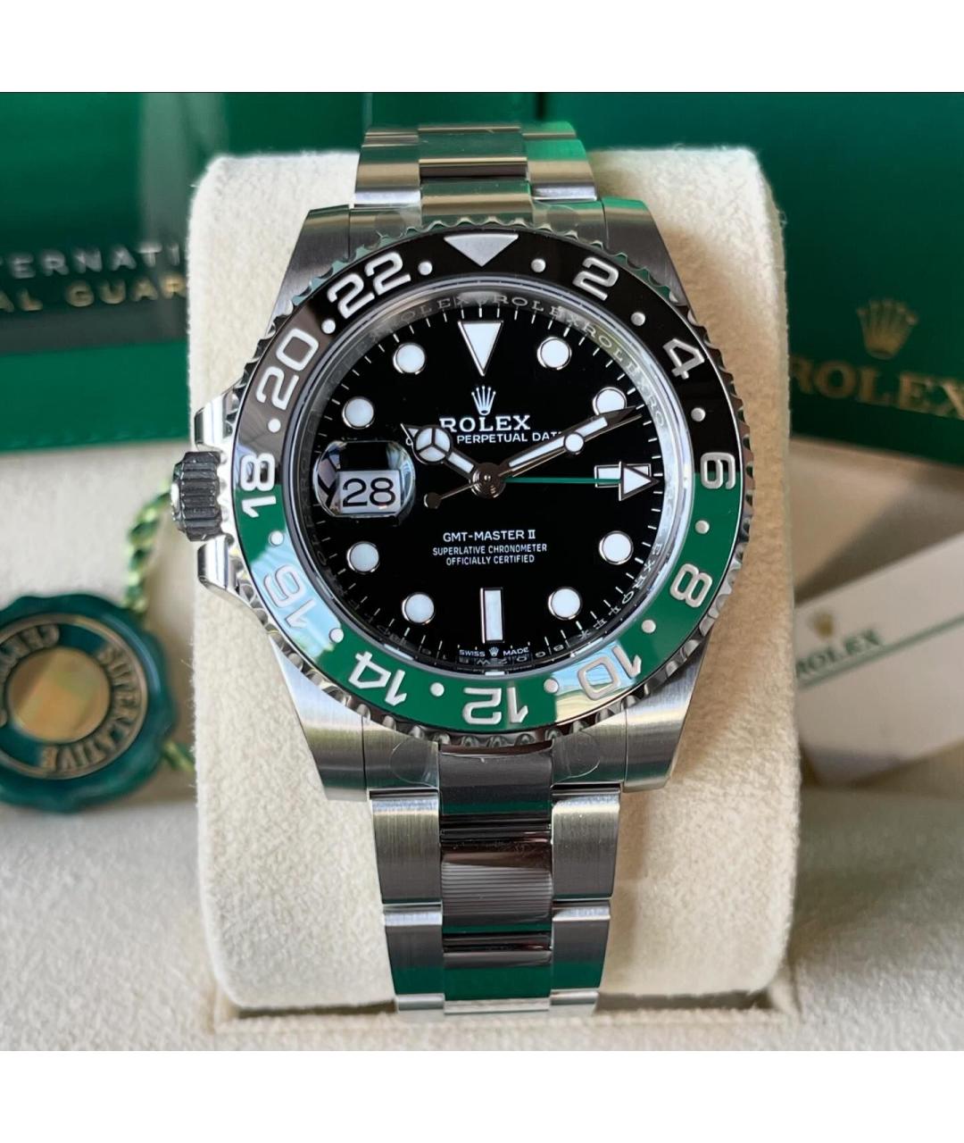 ROLEX Черные часы, фото 2