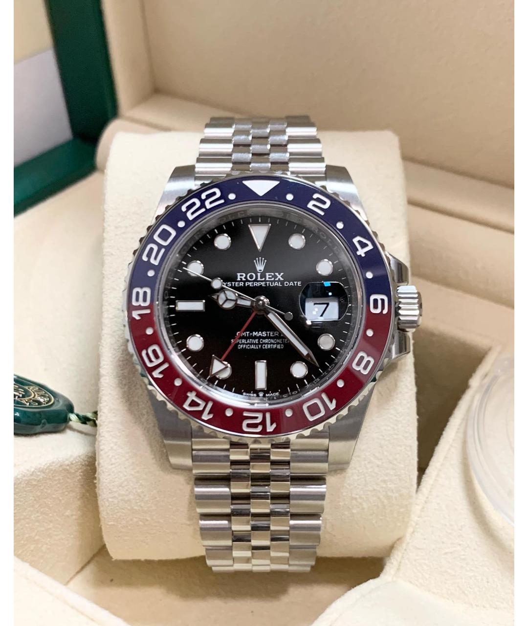 ROLEX Черные часы, фото 2