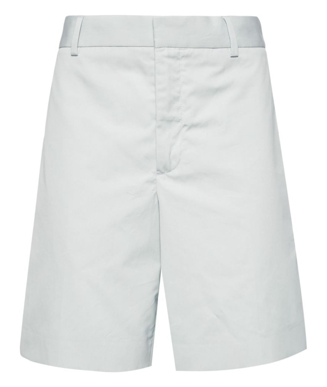 OFF-WHITE Серые хлопковые повседневные брюки, фото 1