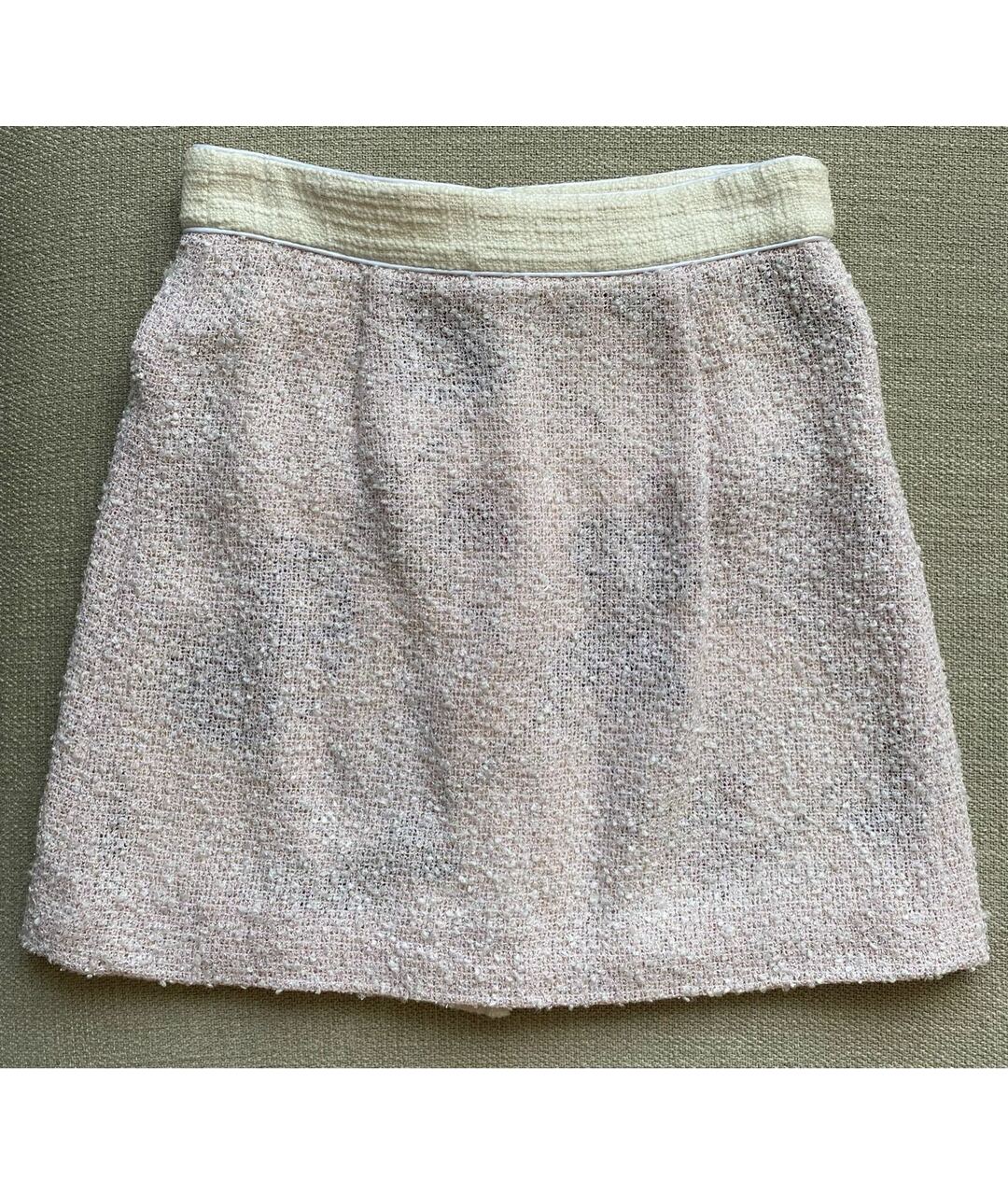ALESSANDRA RICH Розовая вискозная юбка мини, фото 2