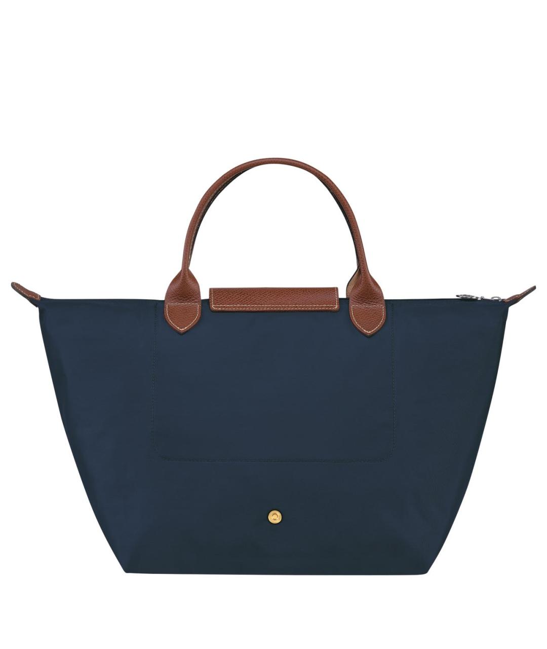 LONGCHAMP Темно-синяя тканевая сумка тоут, фото 3