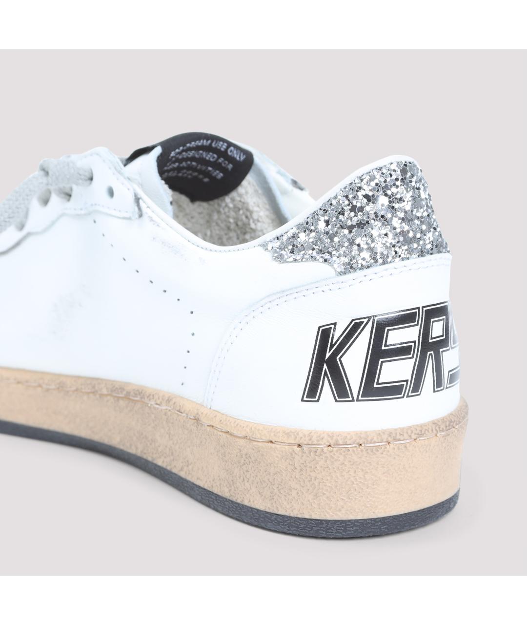 GOLDEN GOOSE DELUXE BRAND Белые кожаные кеды, фото 4