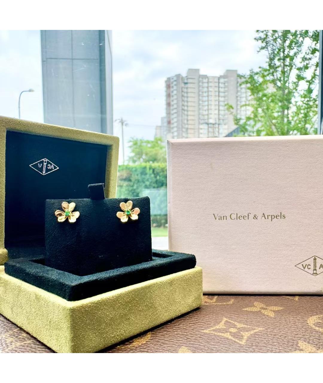 VAN CLEEF & ARPELS Золотые серьги из желтого золота, фото 2