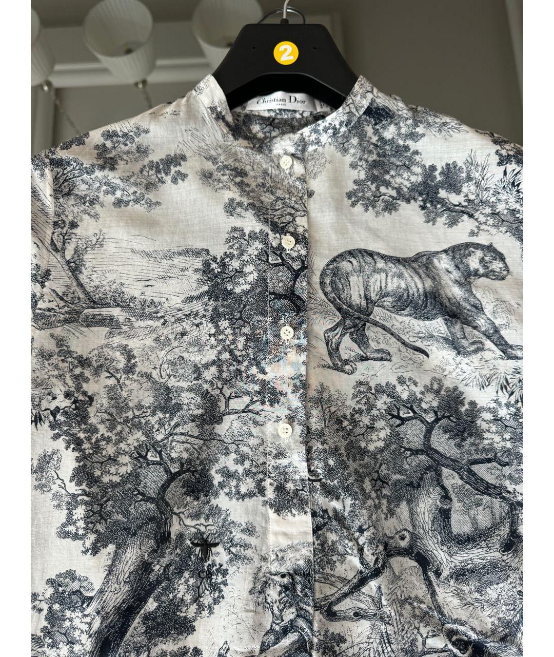 CHRISTIAN DIOR Мульти хлопковая рубашка, фото 3