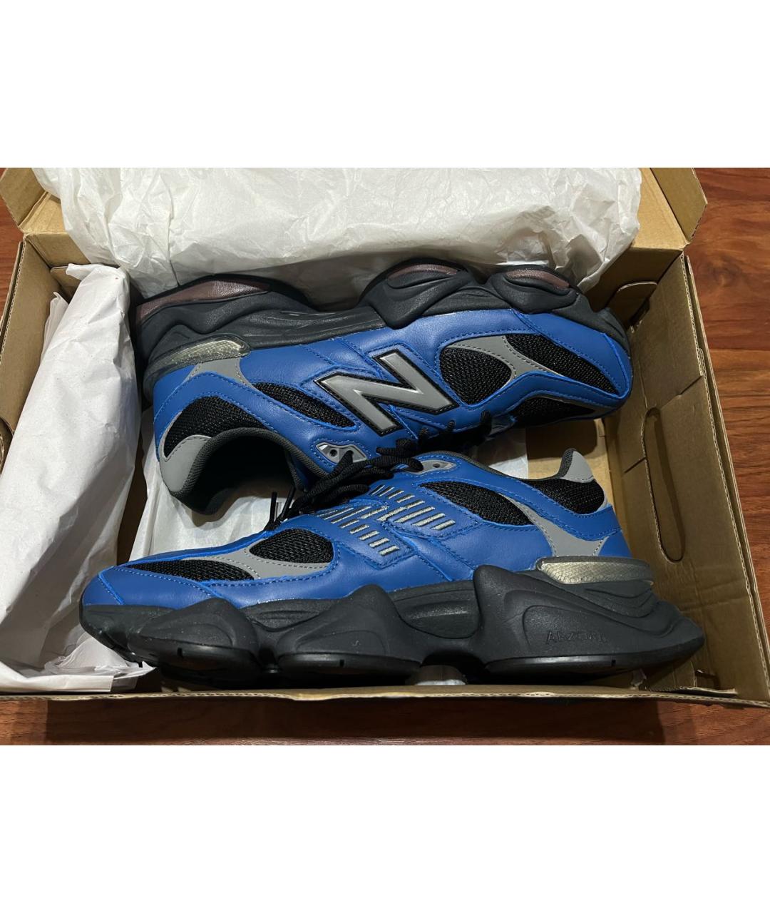 NEW BALANCE Синие синтетические низкие кроссовки / кеды, фото 7