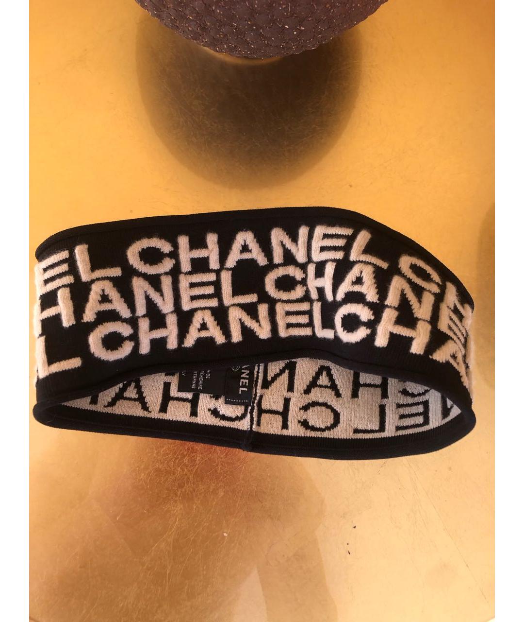 CHANEL Черная шапка, фото 4