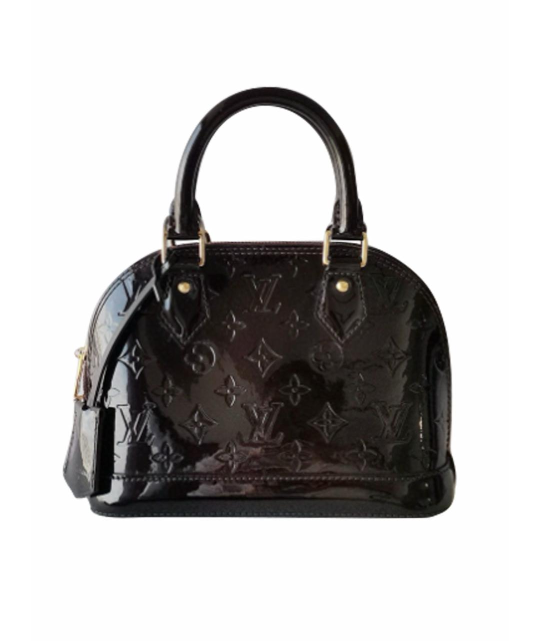 LOUIS VUITTON Фуксия сумка тоут из лакированной кожи, фото 1