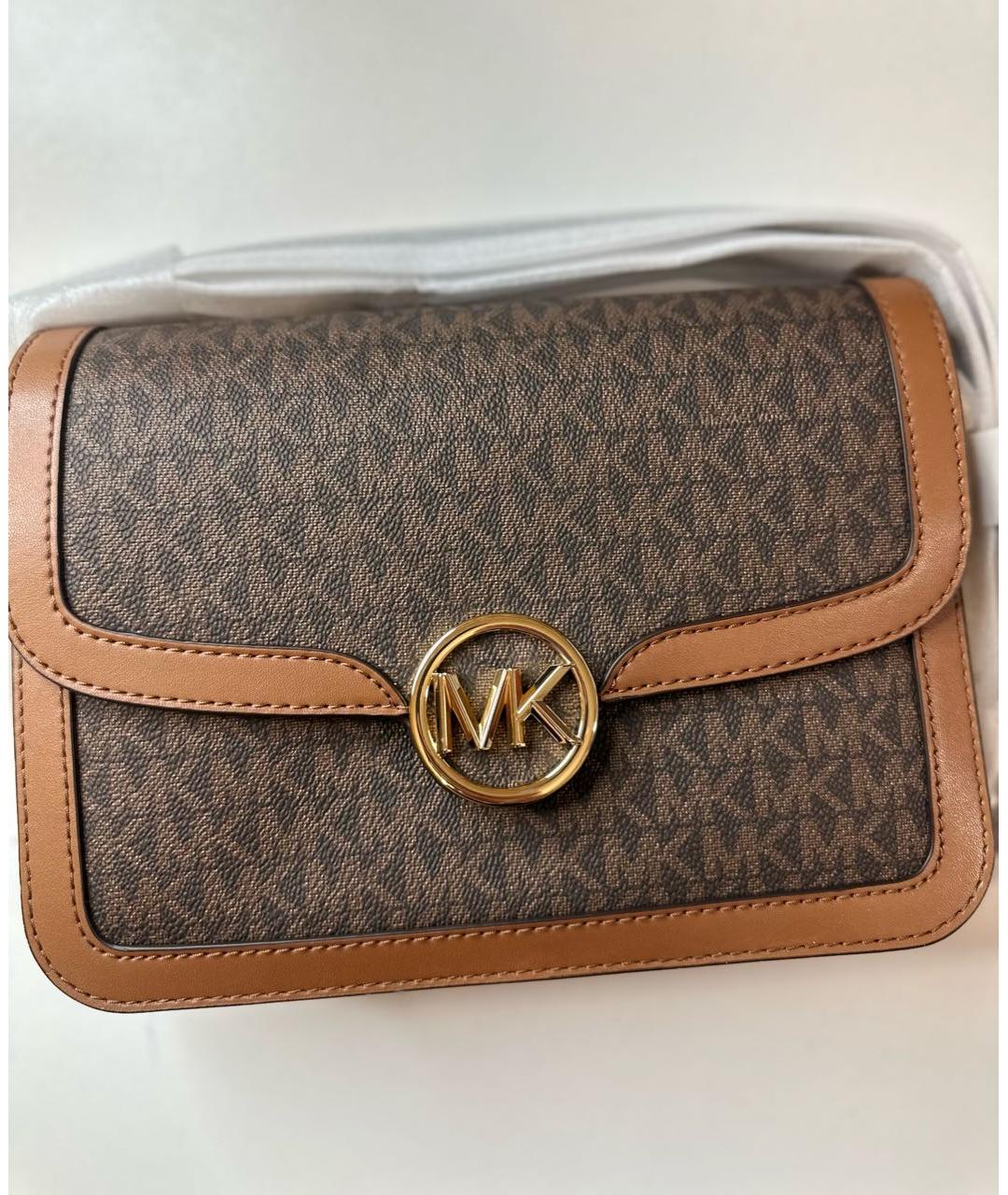 MICHAEL KORS Коричневая сумка через плечо, фото 3